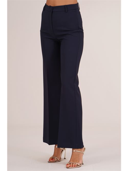 Pantalone in cady elastico GM by Gai Mattiolo | GM4135BLU